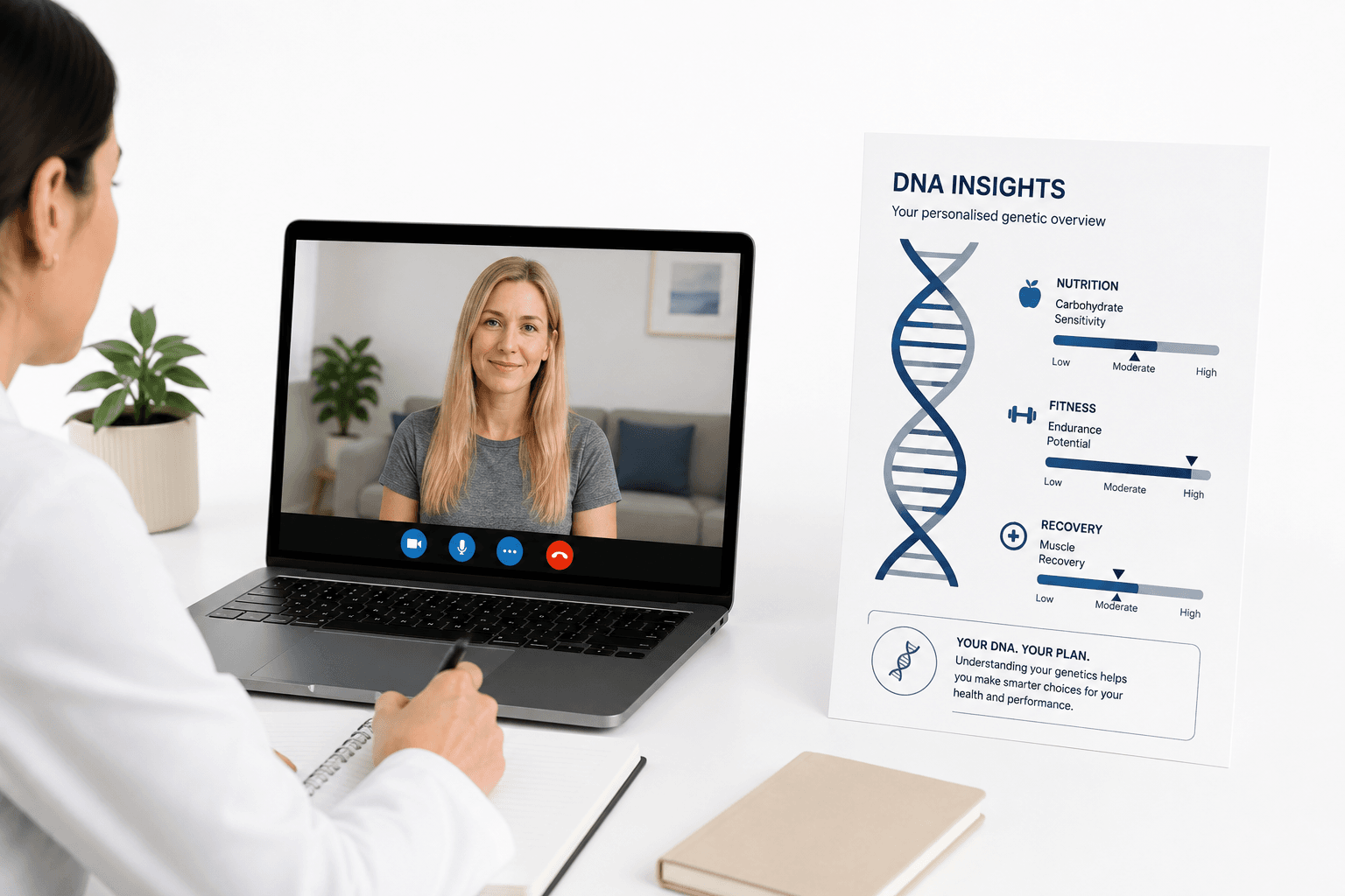 Telehealth DNA results icon